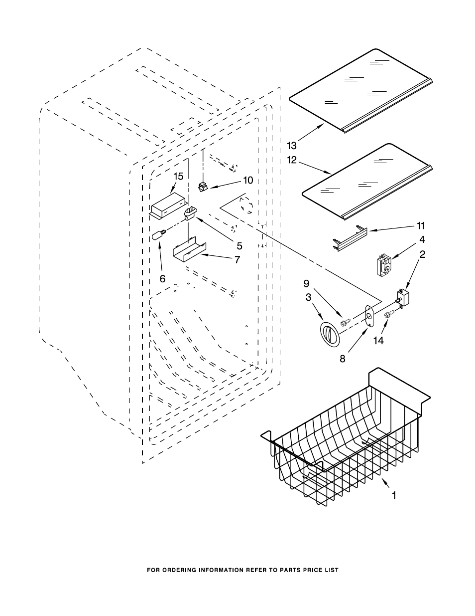 Liner, Liner parts | Whirlpool EV181NZRQ User Manual | Page 3 / 9