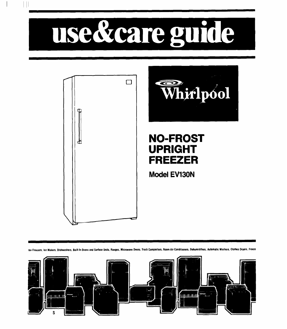 Whirlpool EV130N User Manual | 12 pages
