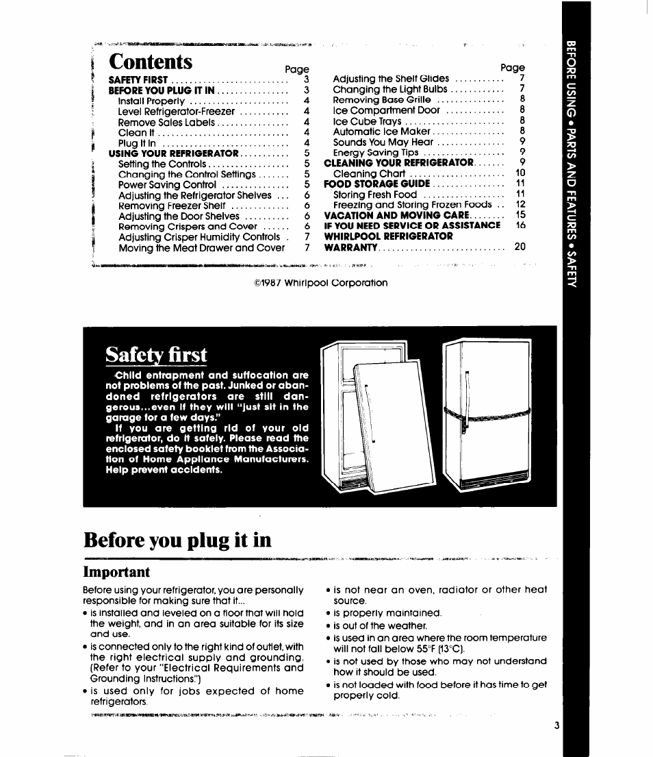 Whirlpool ET22DK User Manual | Page 3 / 20