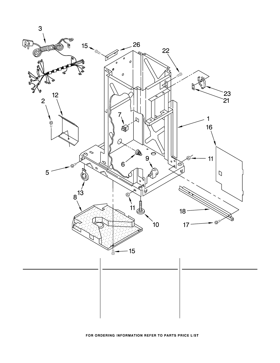 Frame, Frame parts | Whirlpool GC900QPPB2 User Manual | Page 2 / 8