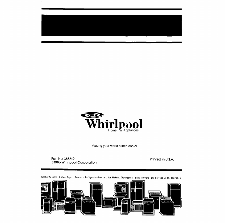 Whirlpool | Whirlpool LA5600XP User Manual | Page 16 / 16