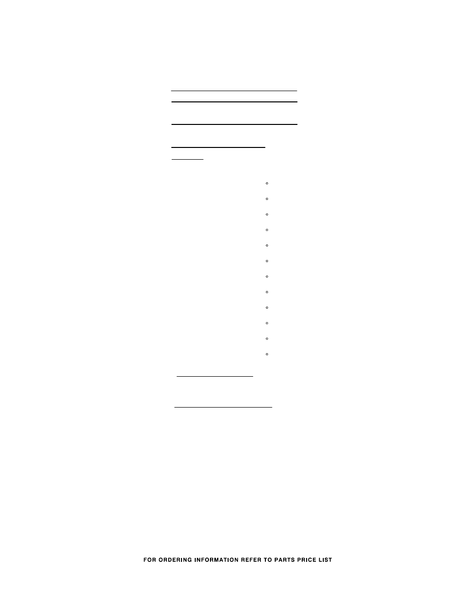 Optional parts, Following parts not illustrated, Splicing wires ft | Length, Accessory parts, Wiring harness parts | Whirlpool GJC3034RC00 User Manual | Page 3 / 3