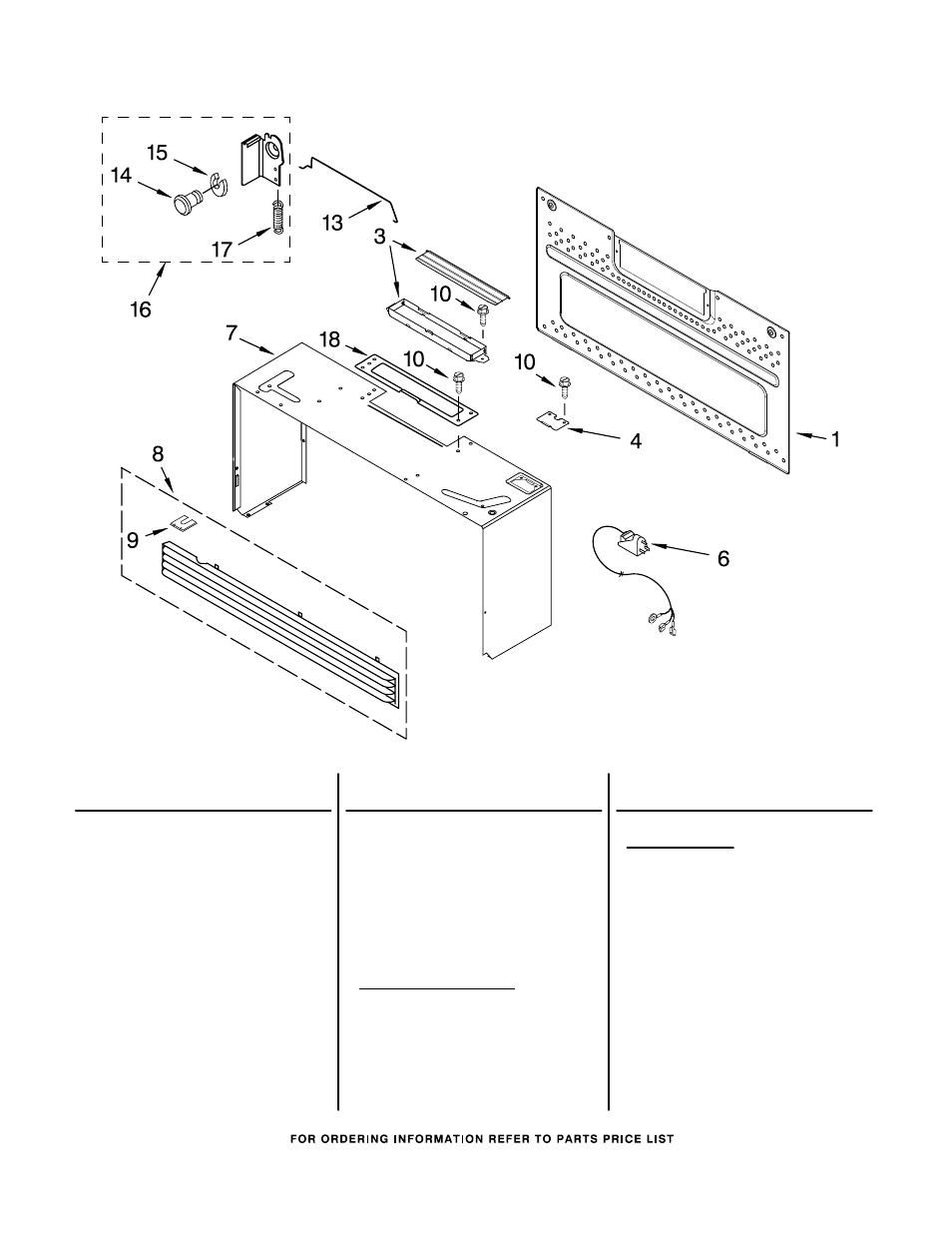 Cabinet and installation parts | Whirlpool GH4155XPT1 User Manual | Page 7 / 7