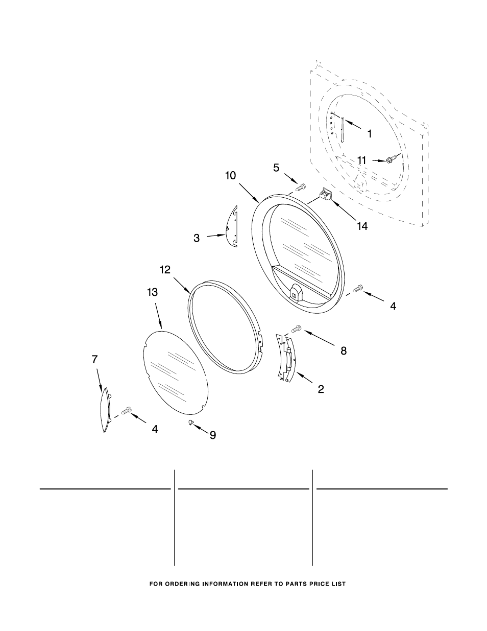 Door, Door parts | Whirlpool 3RAWZ481EML2 User Manual | Page 7 / 8