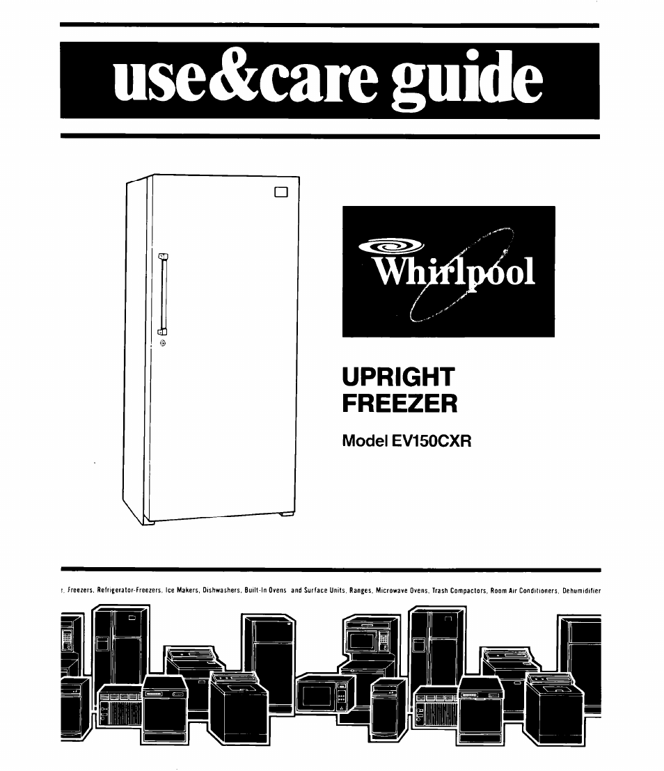 Whirlpool EV150CXR User Manual | 12 pages