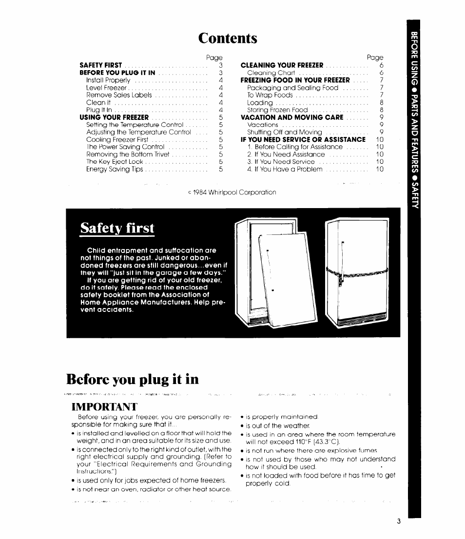 Whirlpool EV150CXR User Manual | Page 3 / 12