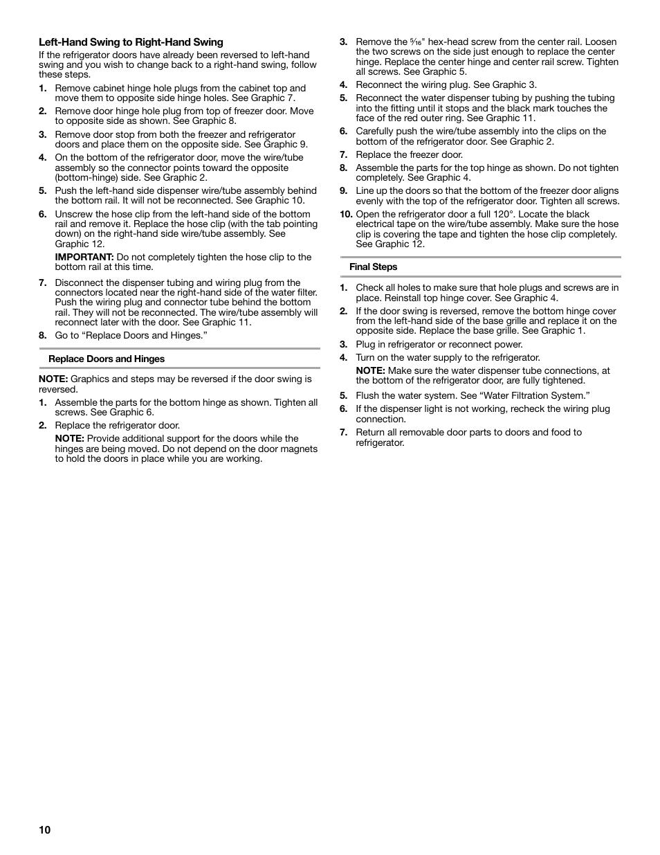 Whirlpool 2302309 User Manual | Page 10 / 60