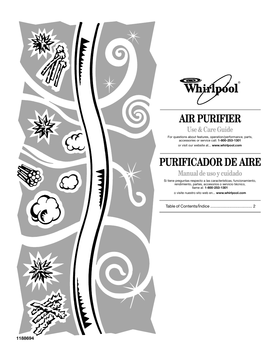 Whirlpool 1188694 User Manual | 12 pages