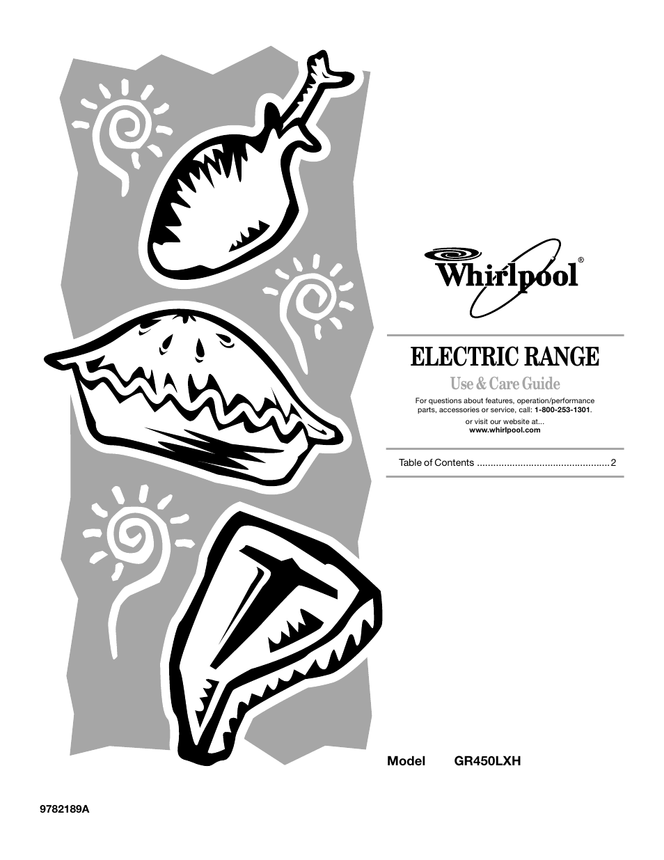 Whirlpool GR450LXH User Manual | 20 pages