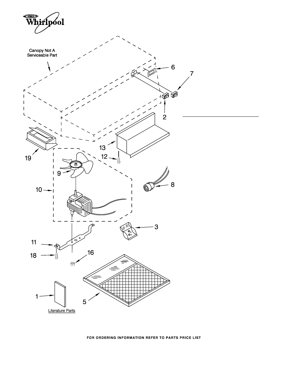 Whirlpool RH2330XJ User Manual | 1 page