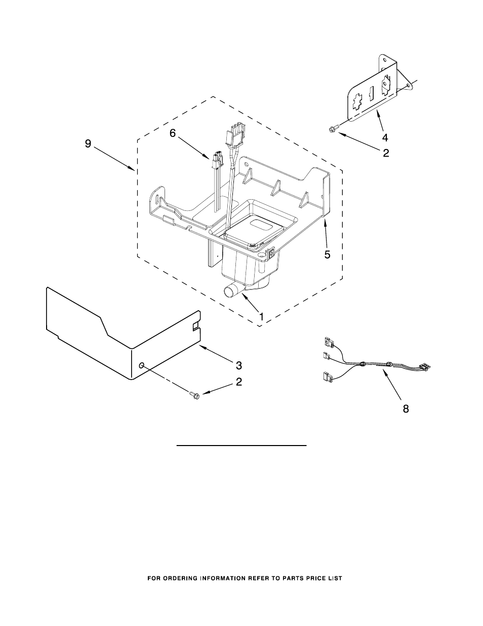 Pump, Pump parts | Whirlpool GI15NFLTB1 User Manual | Page 5 / 9