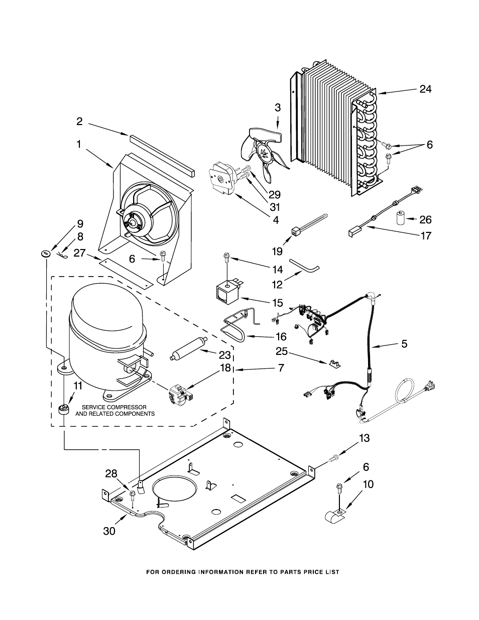 Unit, Unit parts | Whirlpool GI15NFLTB1 User Manual | Page 7 / 9