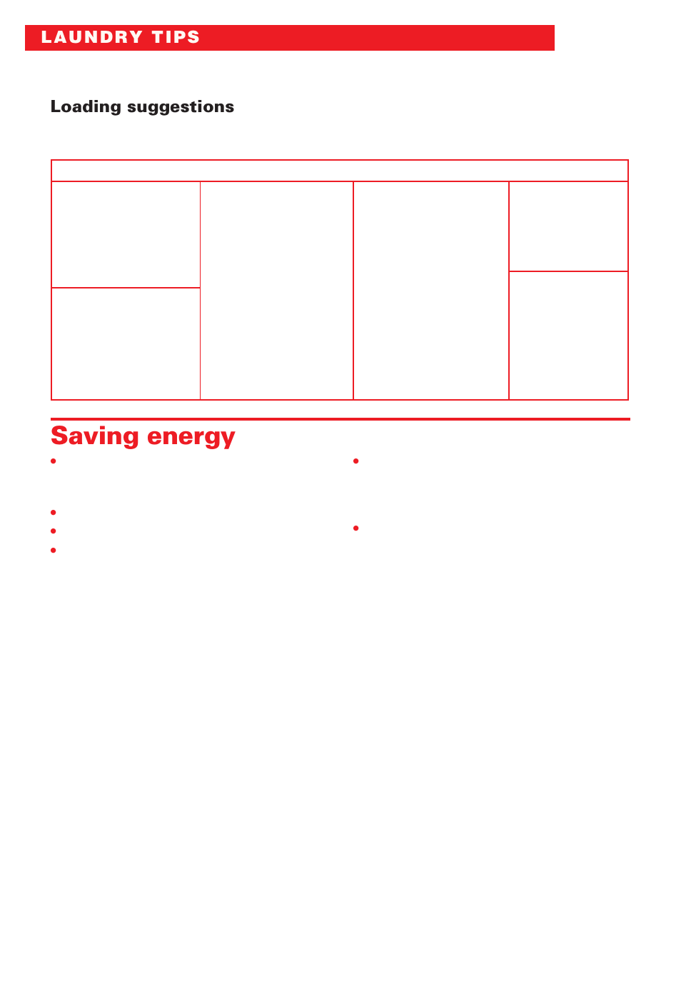 Saving energy | Whirlpool Roper RAB3132EW0 User Manual | Page 16 / 28