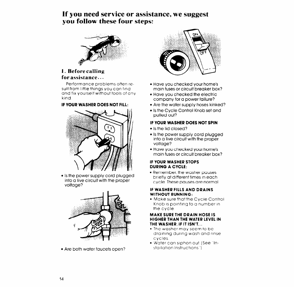 Whirlpool LA6300XP User Manual | Page 14 / 16