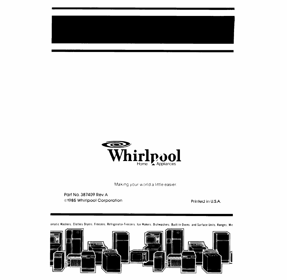 Avhirlpool | Whirlpool LA6300XP User Manual | Page 16 / 16
