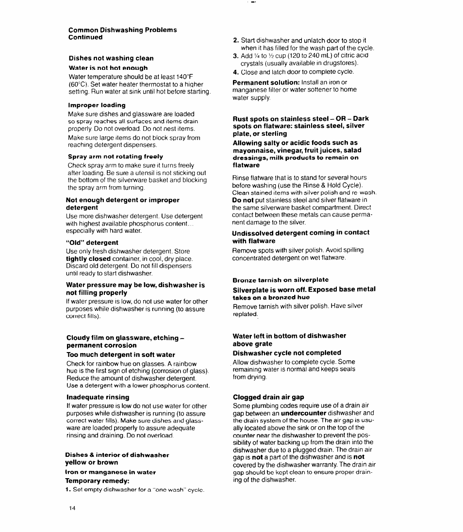 Whirlpool 8400 Series User Manual | Page 14 / 16