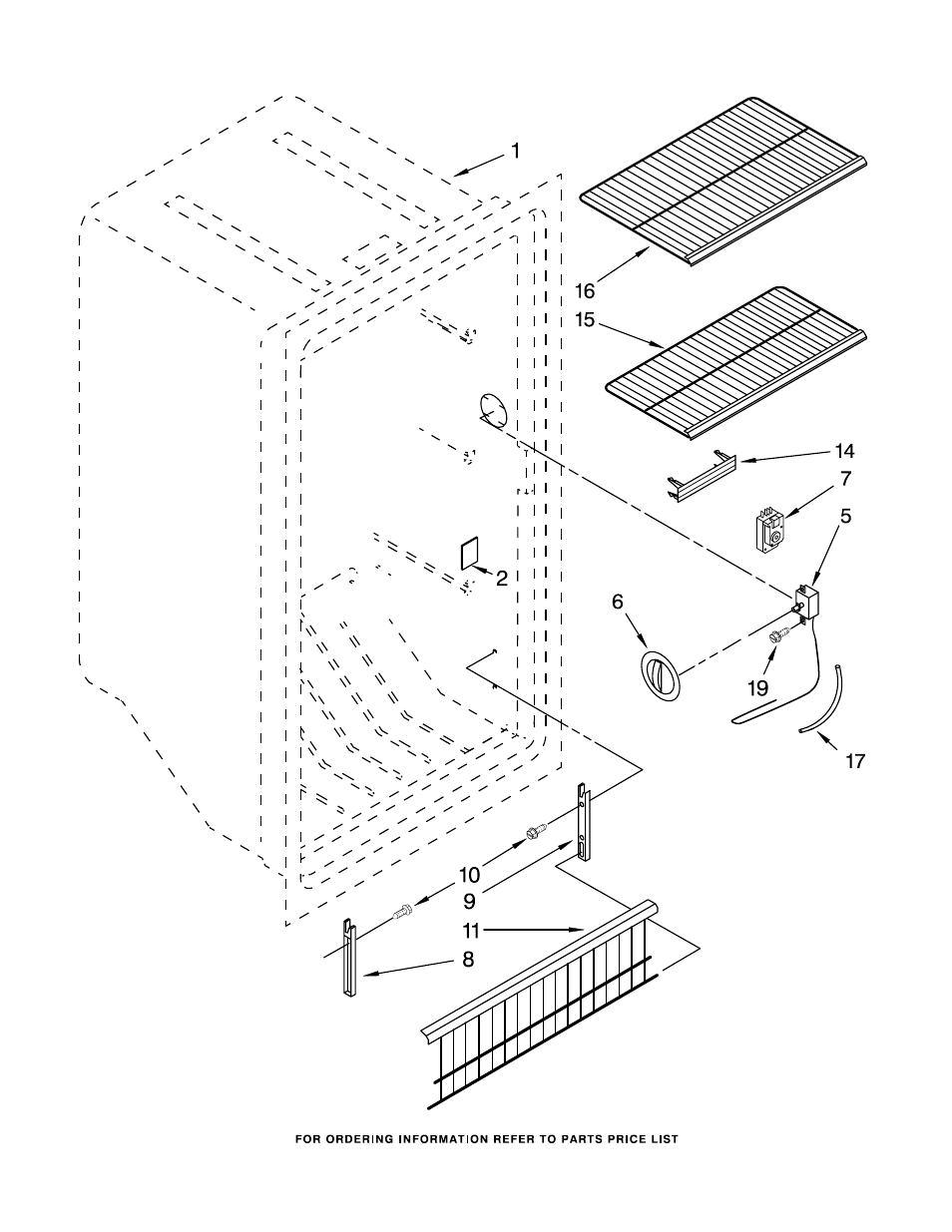 Liner, Liner parts | Whirlpool EV120NXRQ00 User Manual | Page 3 / 9