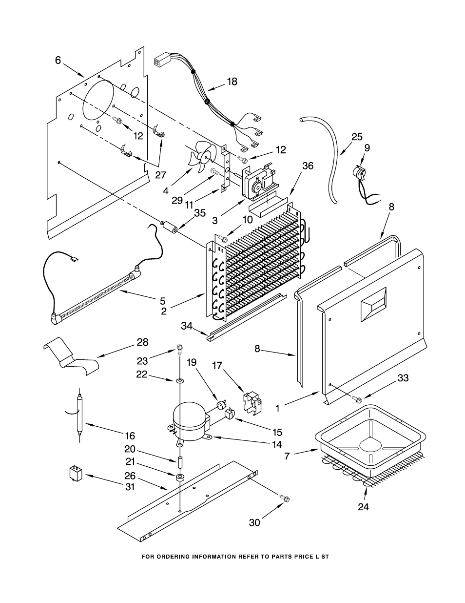 Unit, Unit parts | Whirlpool EV120NXRQ00 User Manual | Page 7 / 9