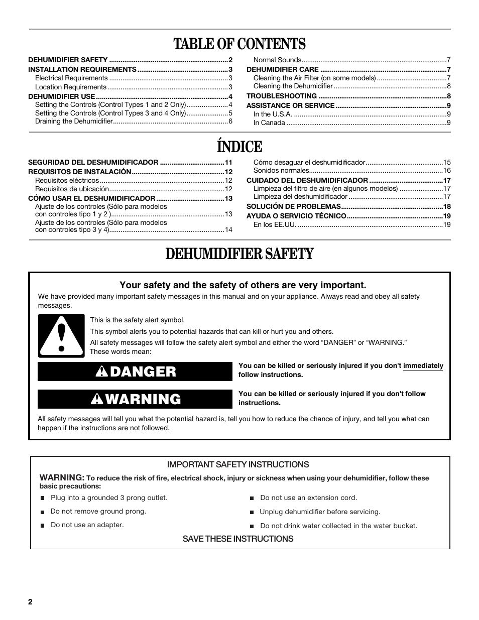 Whirlpool AD35DSS1 User Manual | Page 2 / 20