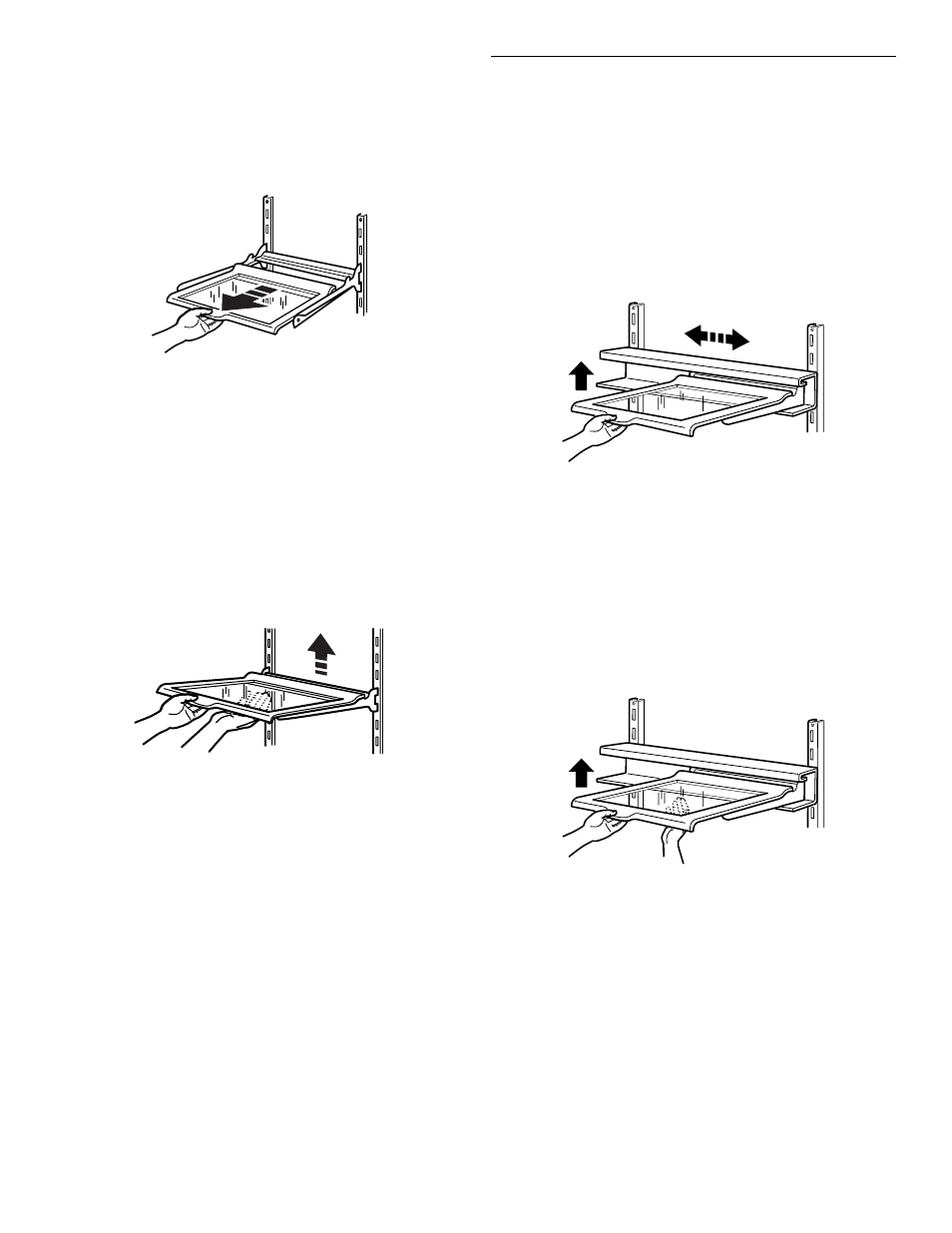 Lateral adjustable shelf, On some models) | Whirlpool 8ET8MTKXKT00 User Manual | Page 16 / 27