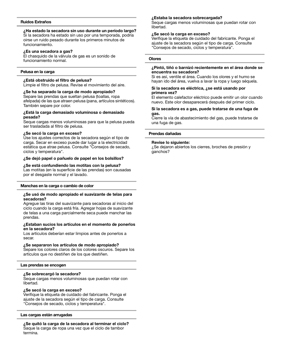 Whirlpool 3HLER5437JQ0 User Manual | Page 22 / 24