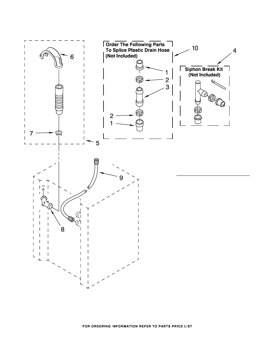 Water system, Water system parts | Whirlpool WGT3300SQ1 User Manual | Page 19 / 22