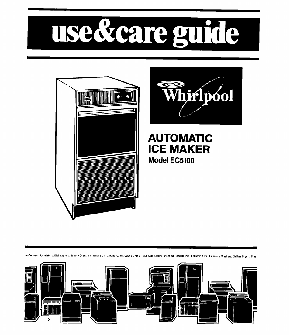 Whirlpool EC5100 User Manual | 12 pages
