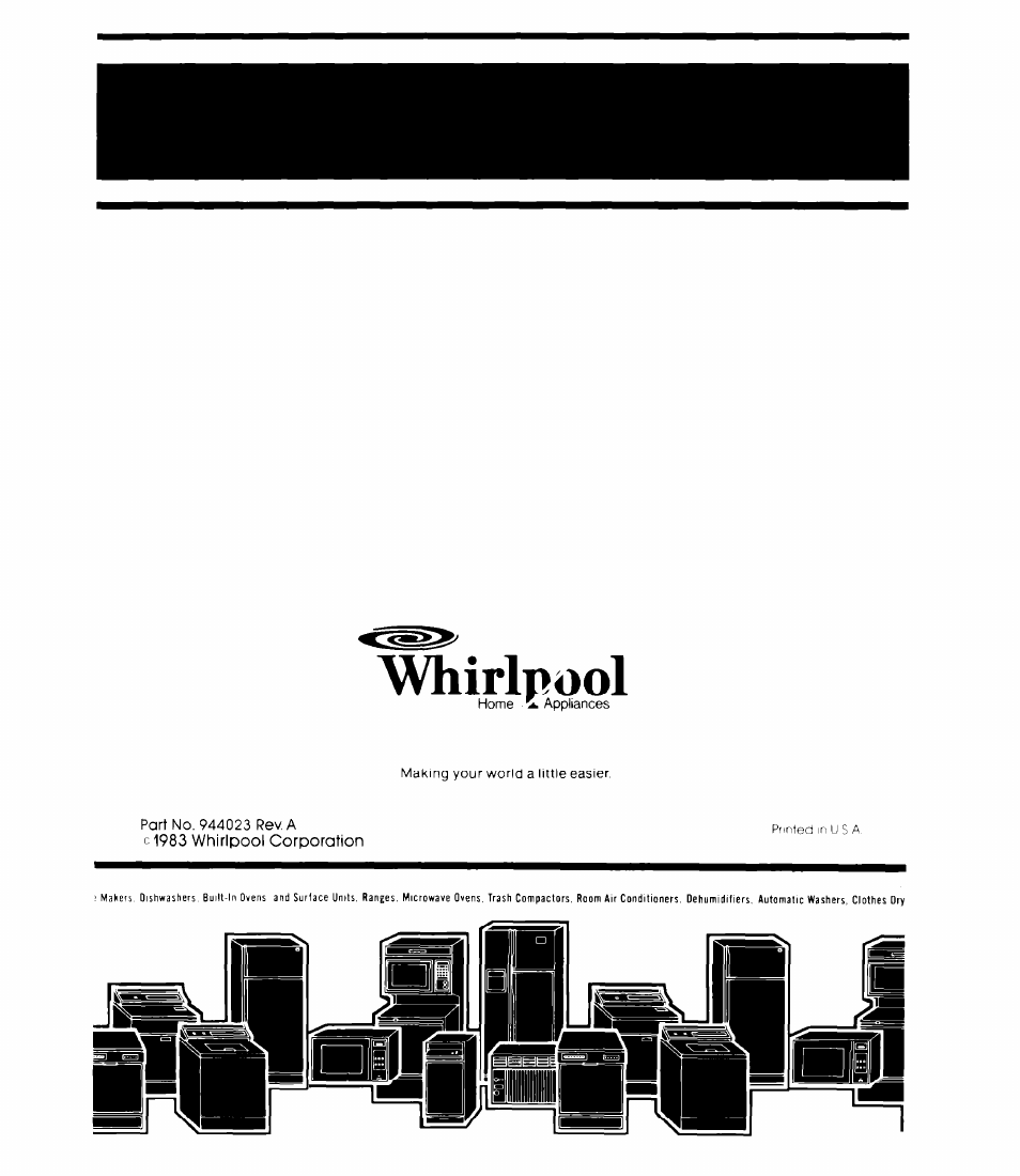 Whirlpool | Whirlpool EB19MK User Manual | Page 16 / 16