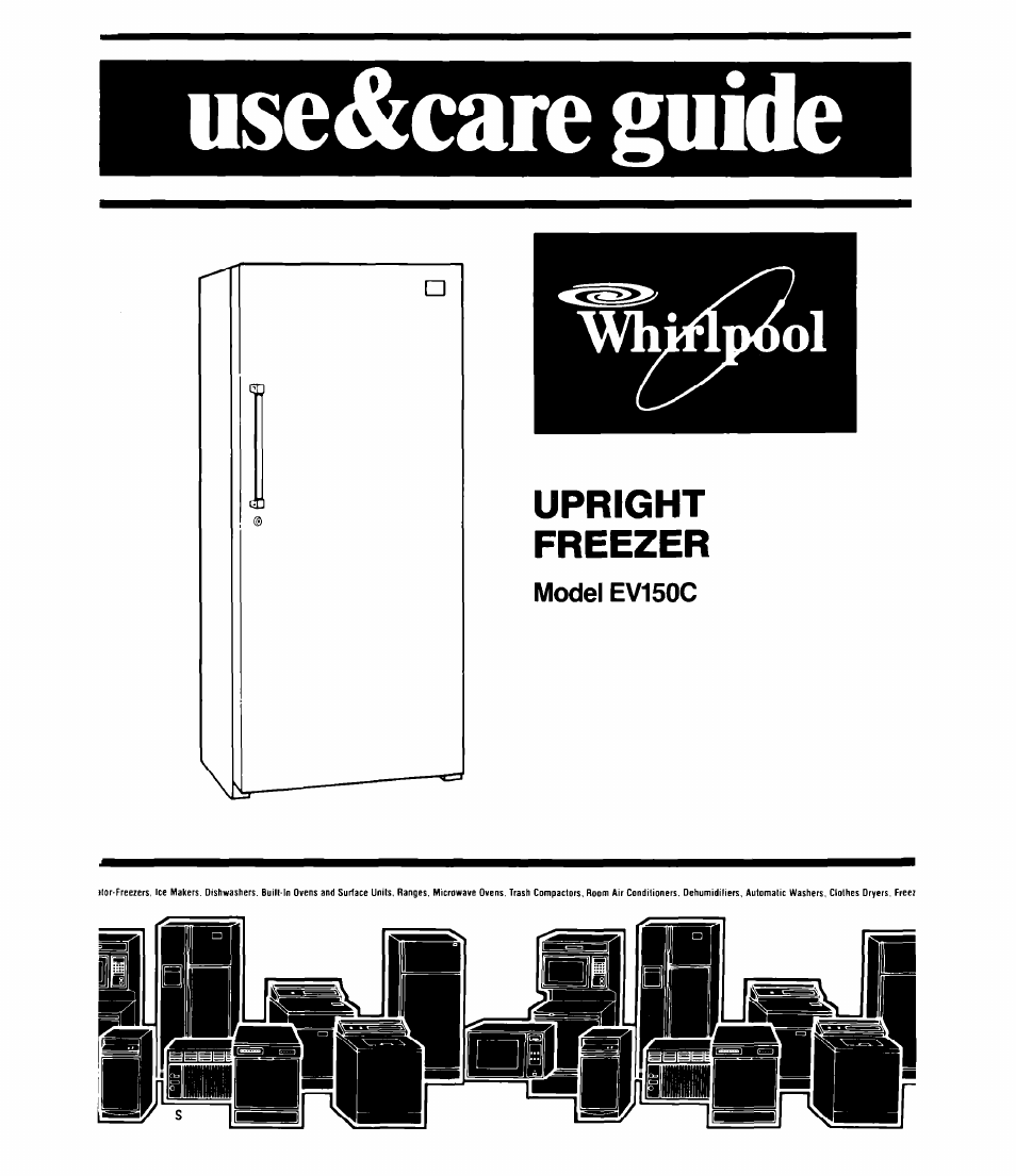 Whirlpool EV150C User Manual | 12 pages