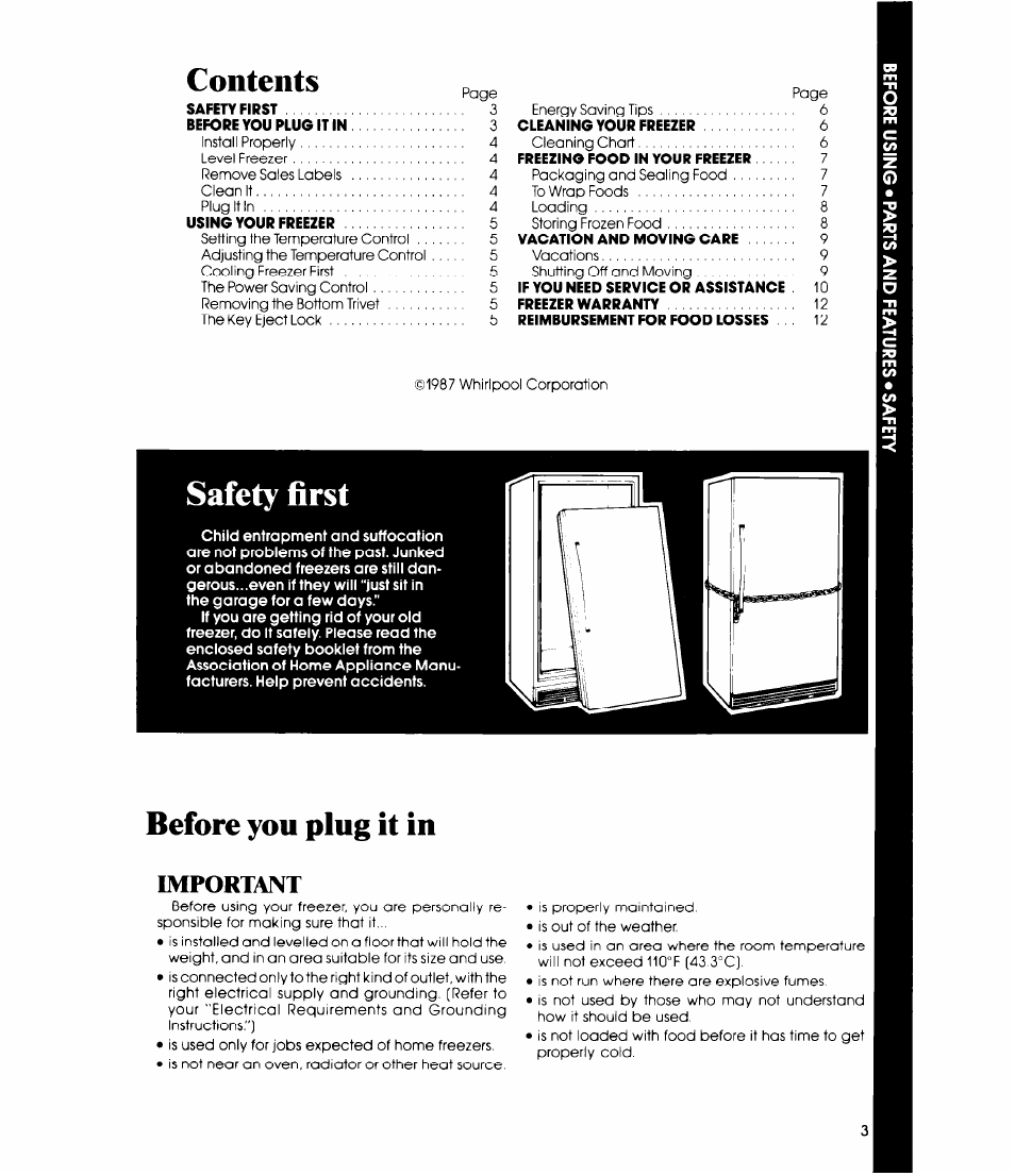 Whirlpool EV150C User Manual | Page 3 / 12
