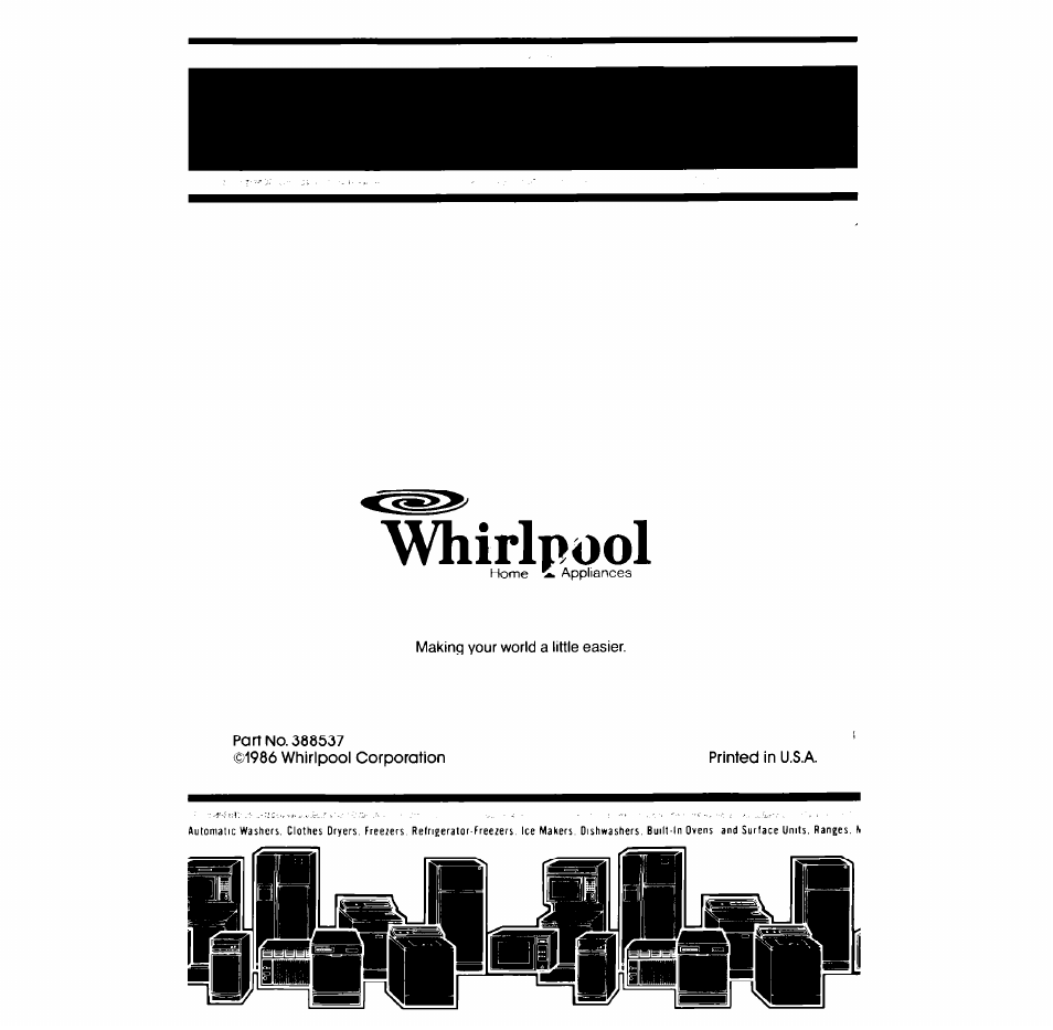 Whirlpool | Whirlpool LA5570XP User Manual | Page 16 / 16