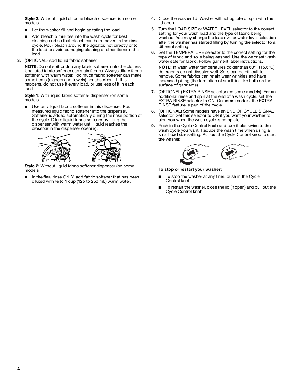Whirlpool Inglis IAS5000RQ2 User Manual | Page 4 / 8