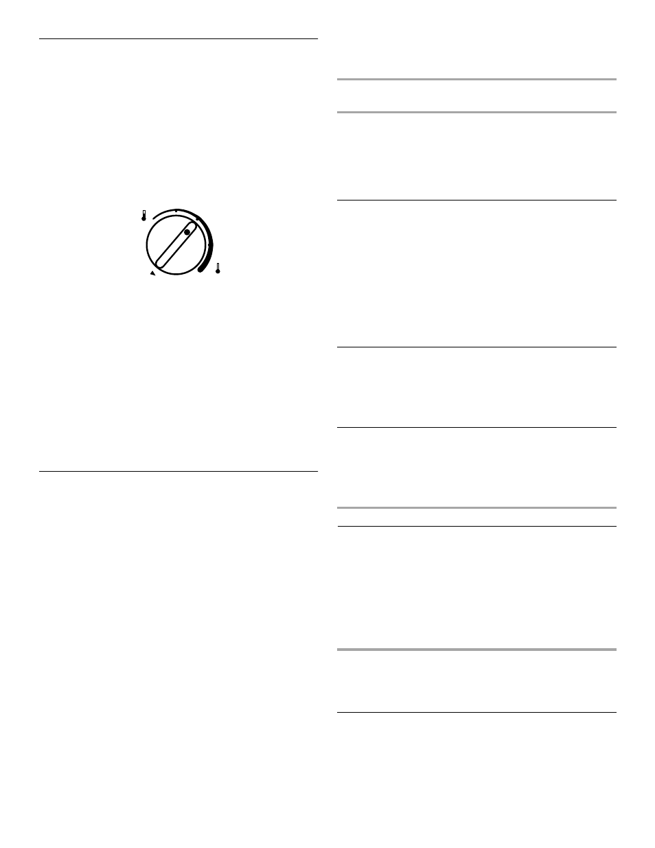 Setting the control, Adjusting control settings, Food storage guide | Whirlpool 3VET16GKGW01 User Manual | Page 10 / 39