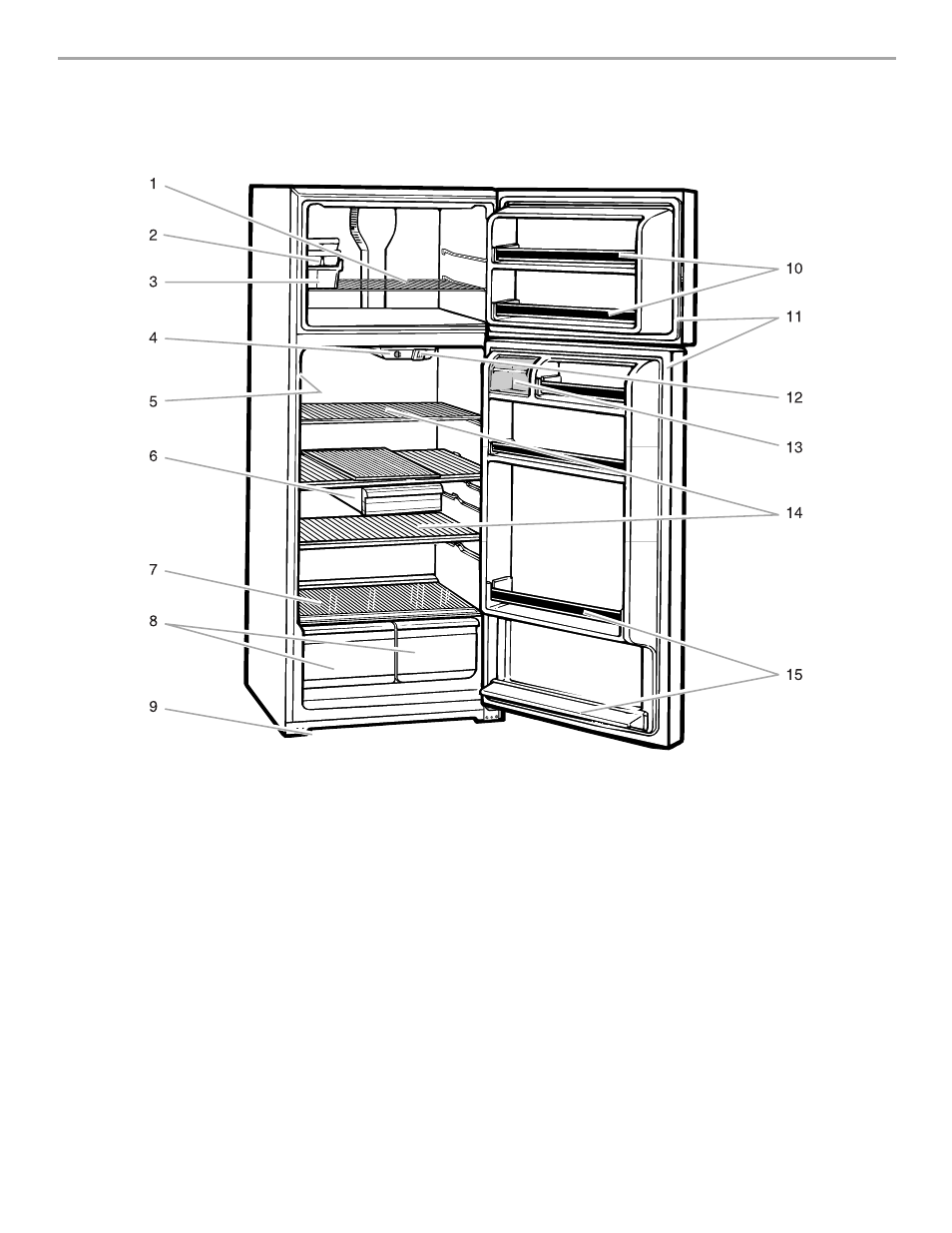 Parts and features | Whirlpool 3VET16GKGW01 User Manual | Page 4 / 39