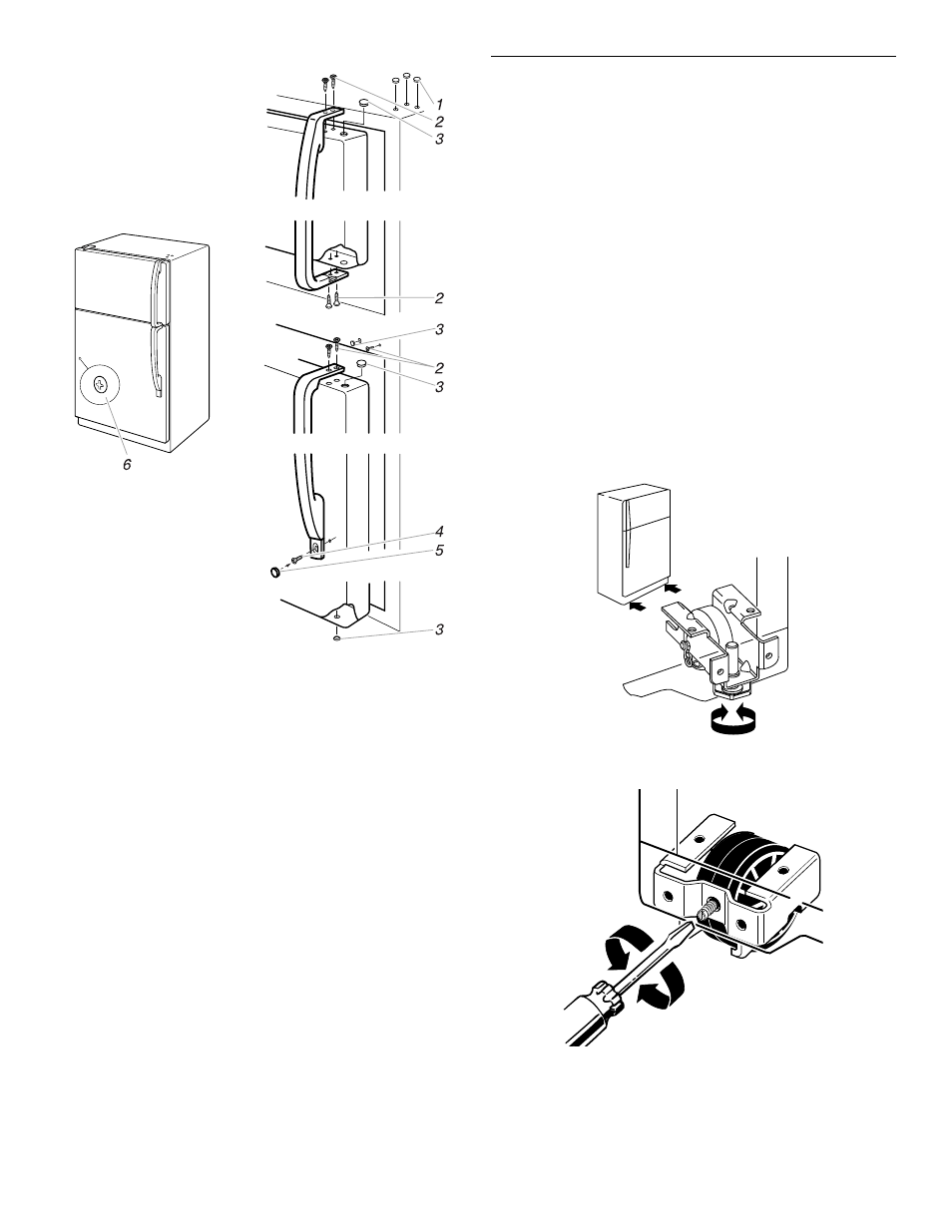 Door closing and alignment | Whirlpool 3VET16GKGW01 User Manual | Page 8 / 39