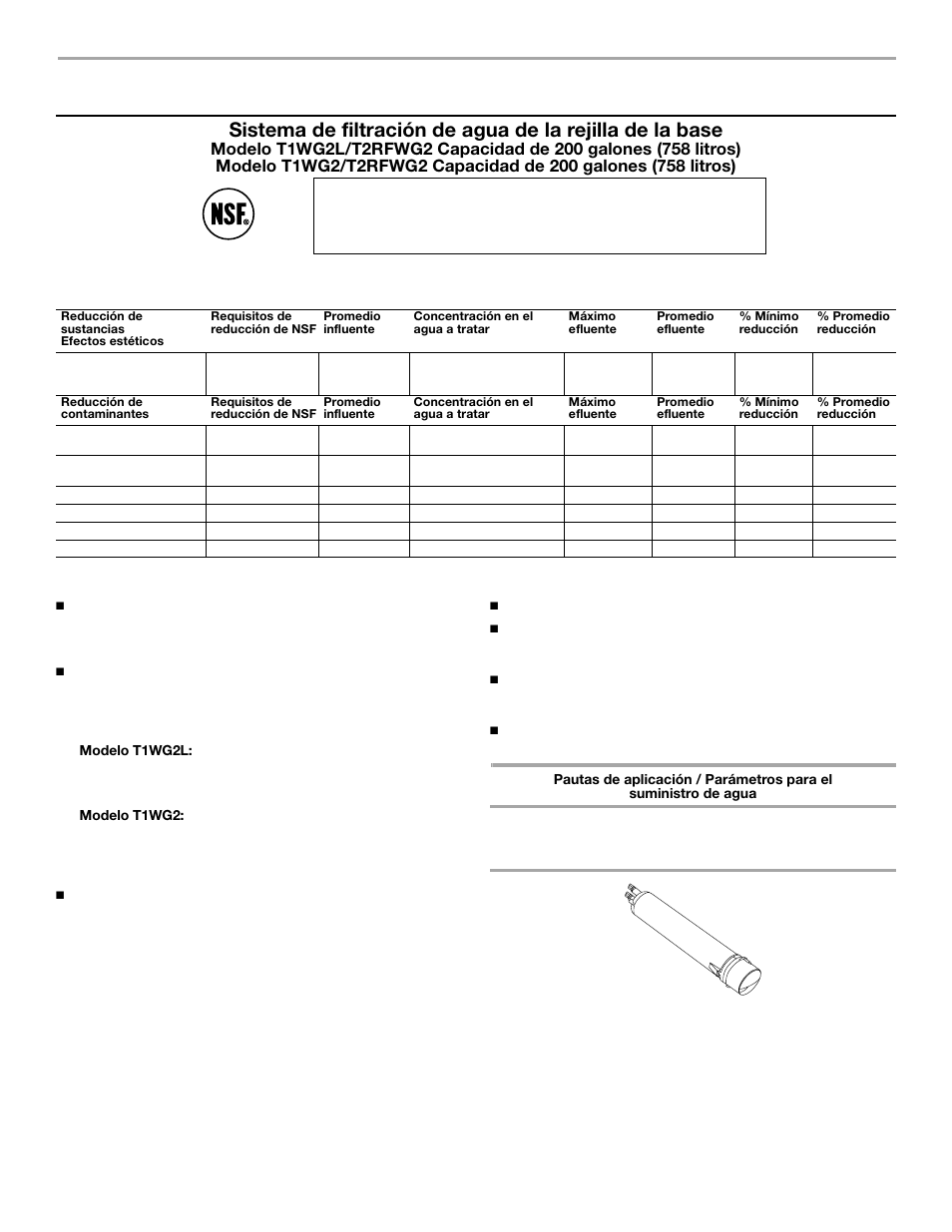 Hoja de datos del producto | Whirlpool 2309541 User Manual | Page 25 / 40