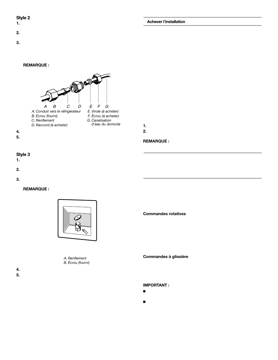 Utilisation du réfrigérateur, Utilisation des commandes | Whirlpool 2309541 User Manual | Page 31 / 40