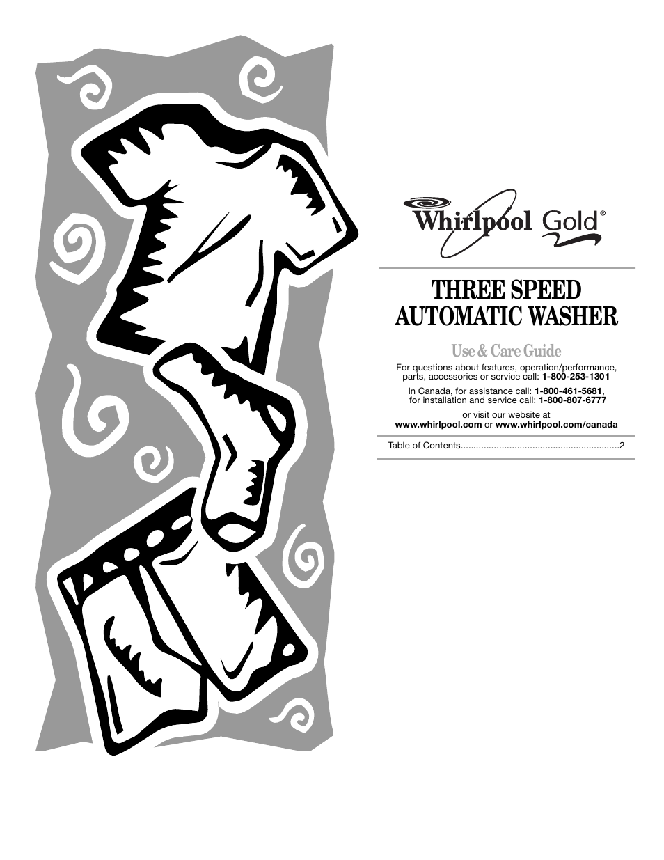 Whirlpool Gold GST9675JQ1 User Manual | 12 pages
