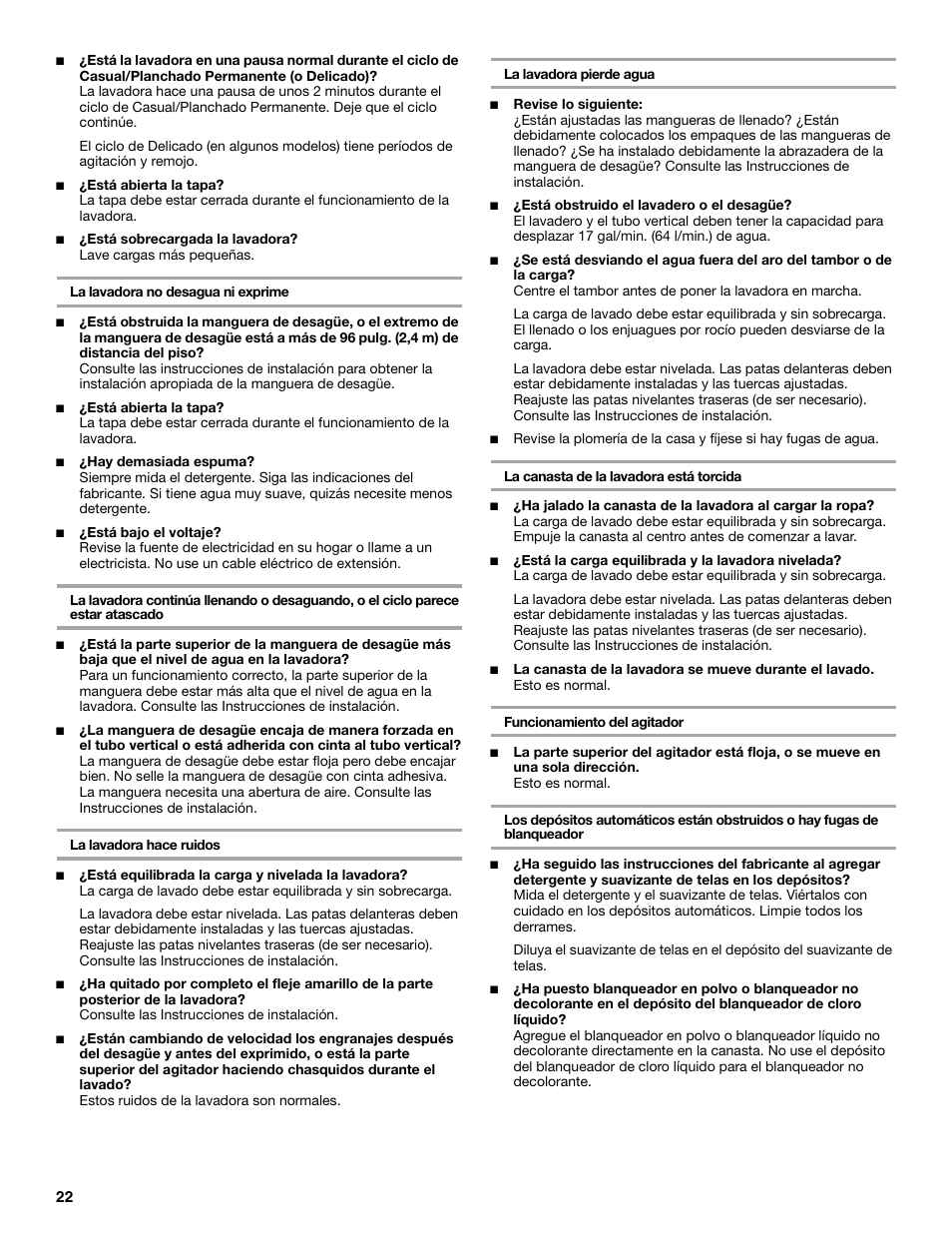 Whirlpool 7MLSR6232JT2 User Manual | Page 22 / 28