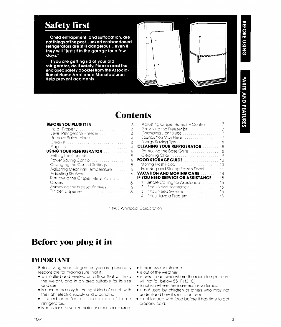 Whirlpool ED19MT User Manual | Page 3 / 16