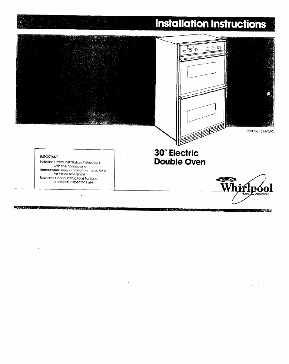 Whirlpool 3149595 User Manual | 5 pages