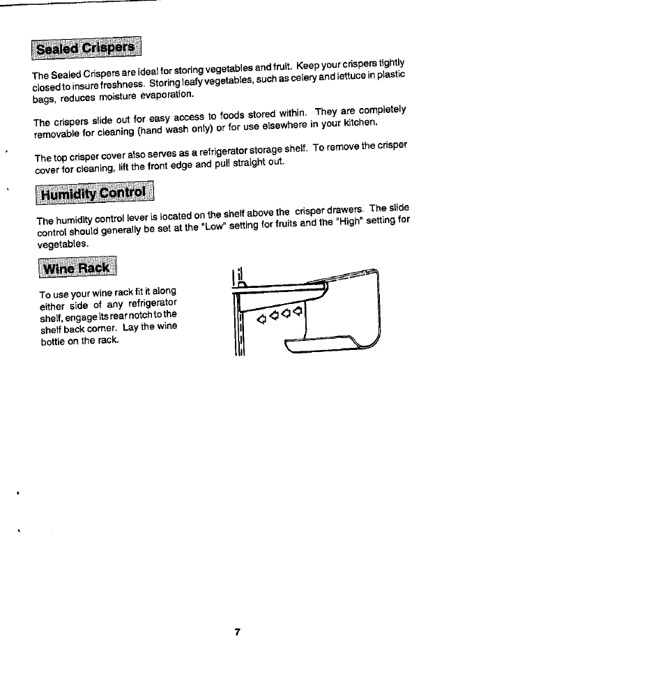 Sealed criepers | Whirlpool Blue Creek JRSD209A User Manual | Page 7 / 19