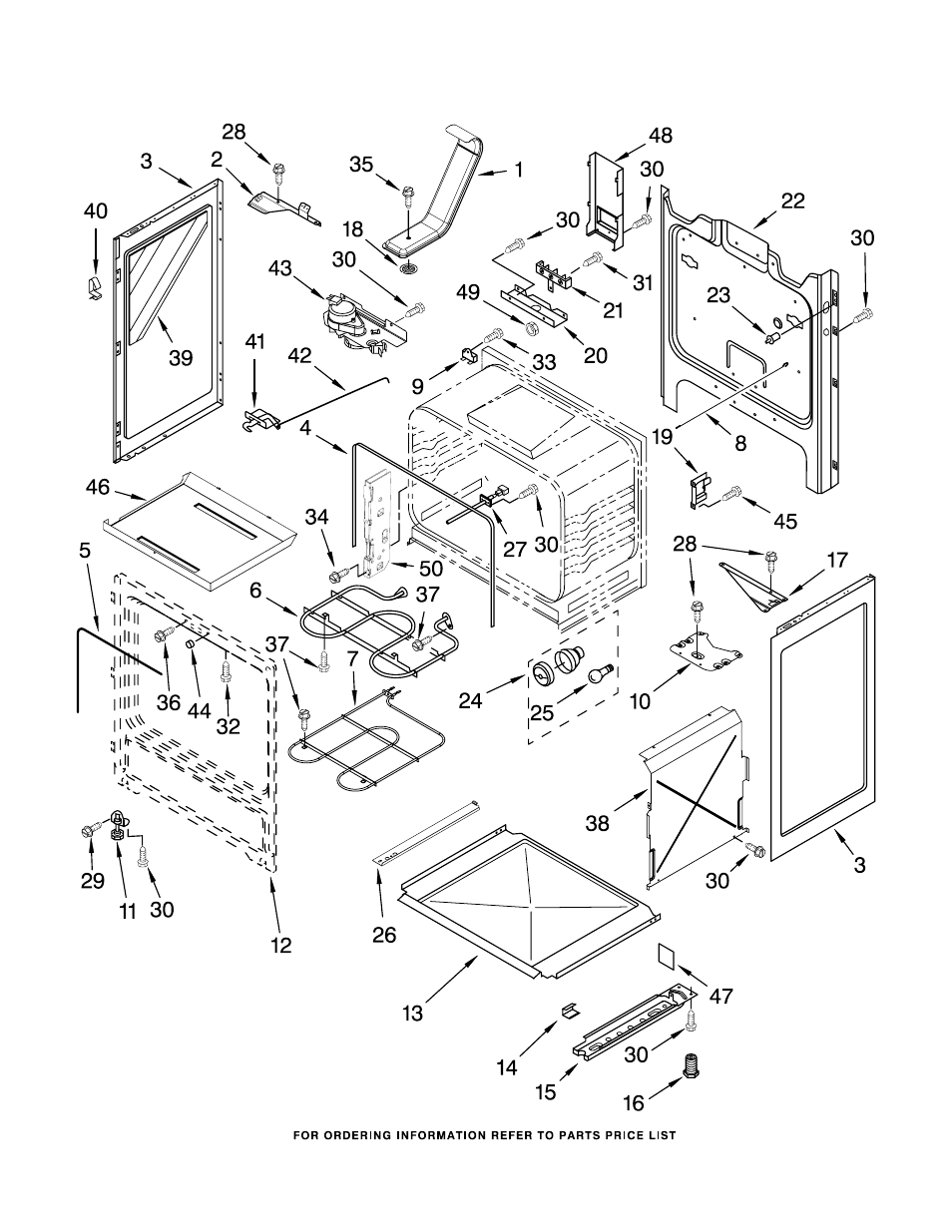 Chassis, Chassis parts | Whirlpool GR563LXSS0 User Manual | Page 3 / 9