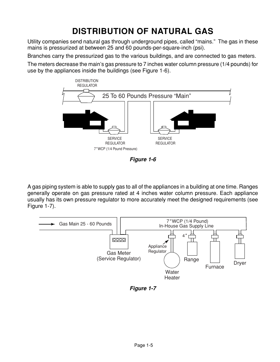 Distribution of natural gas, 25 to 60 pounds pressure “main | Whirlpool 4322452 User Manual | Page 11 / 88