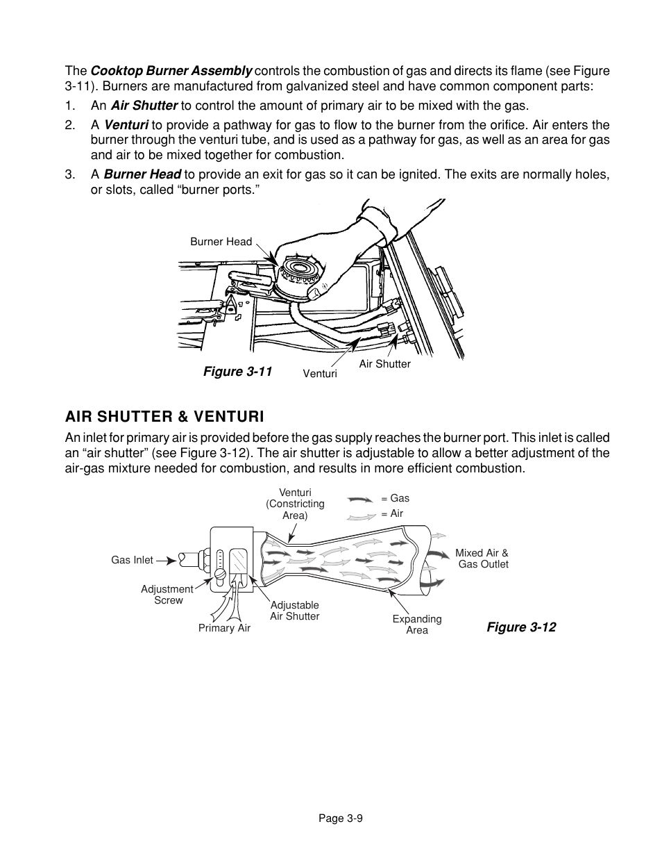 Air shutter & venturi | Whirlpool 4322452 User Manual | Page 27 / 88