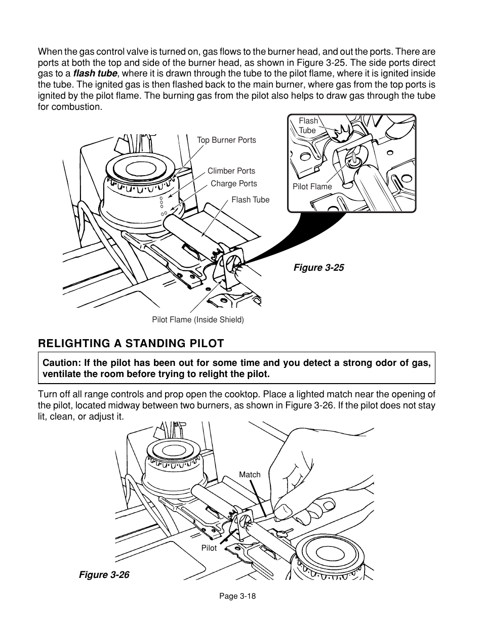 Relighting a standing pilot | Whirlpool 4322452 User Manual | Page 36 / 88