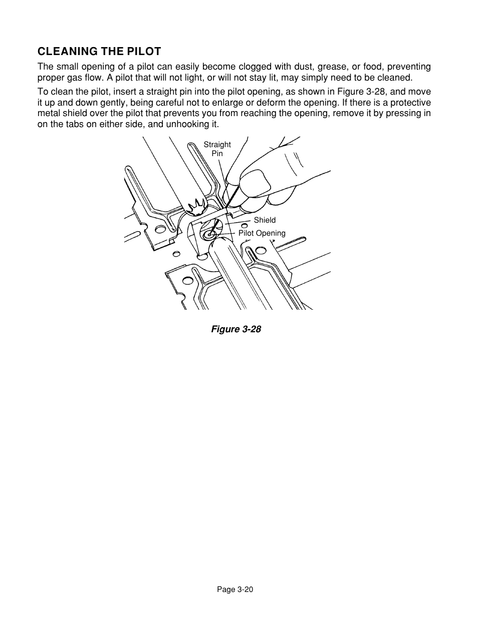 Cleaning the pilot | Whirlpool 4322452 User Manual | Page 38 / 88