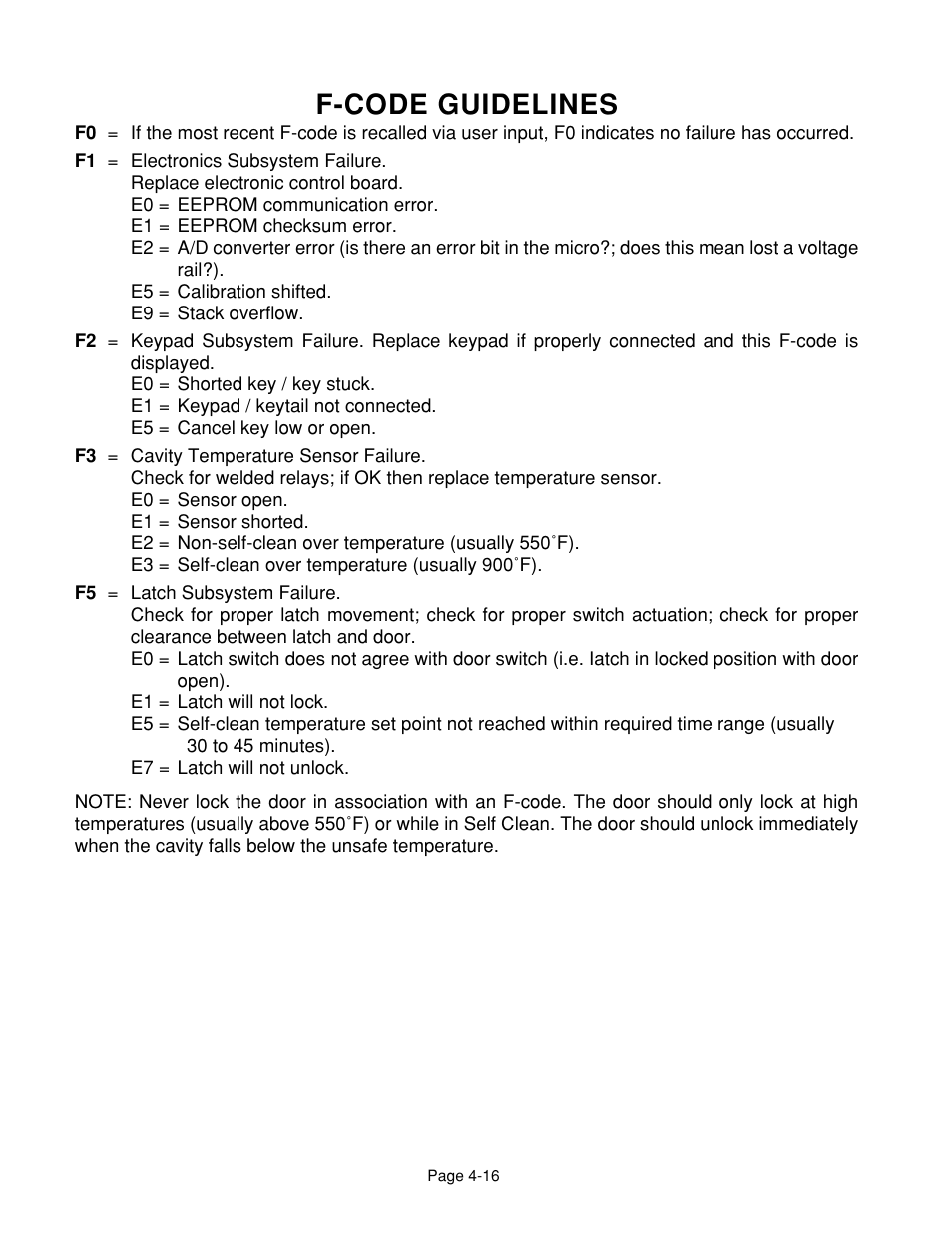 F-code guidelines | Whirlpool 4322452 User Manual | Page 60 / 88