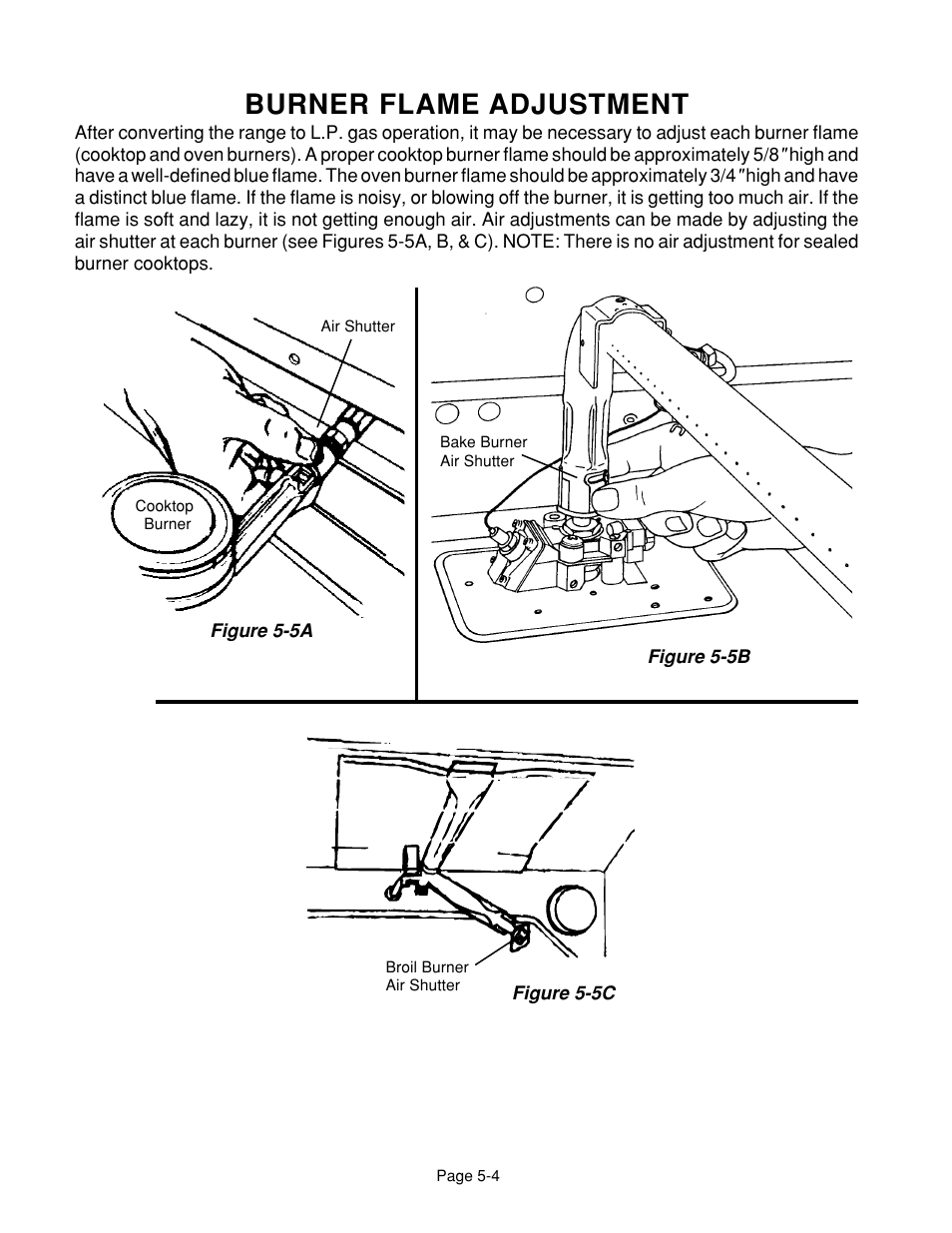 Burner flame adjustment | Whirlpool 4322452 User Manual | Page 68 / 88