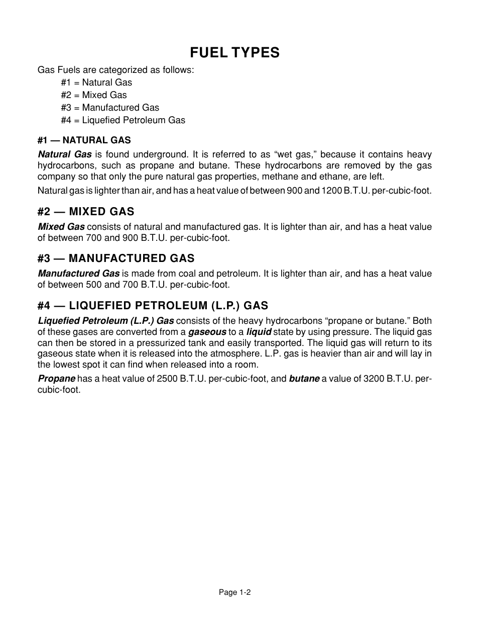 Fuel types | Whirlpool 4322452 User Manual | Page 8 / 88